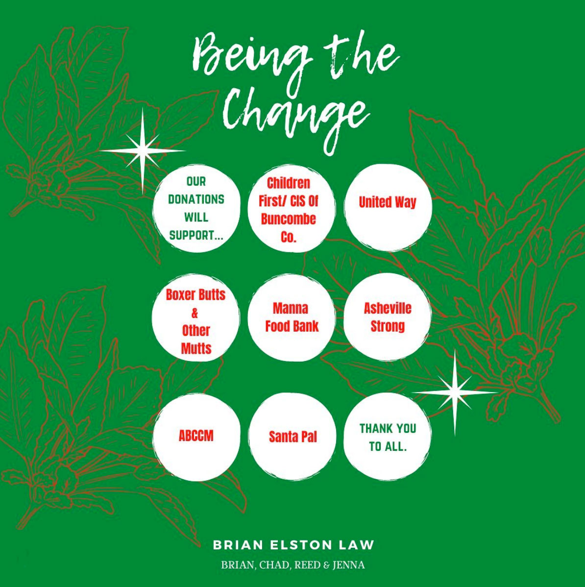brian elston law holiday donations