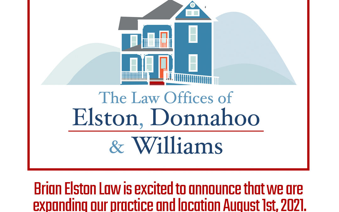 Big Announcement – Brian Elston Law New Location and Name Change